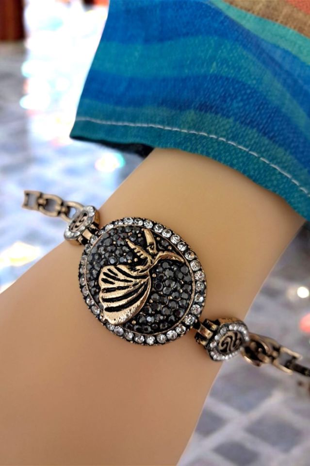 Semazen Motifli Otantik Ayarlanabilir Bileklik