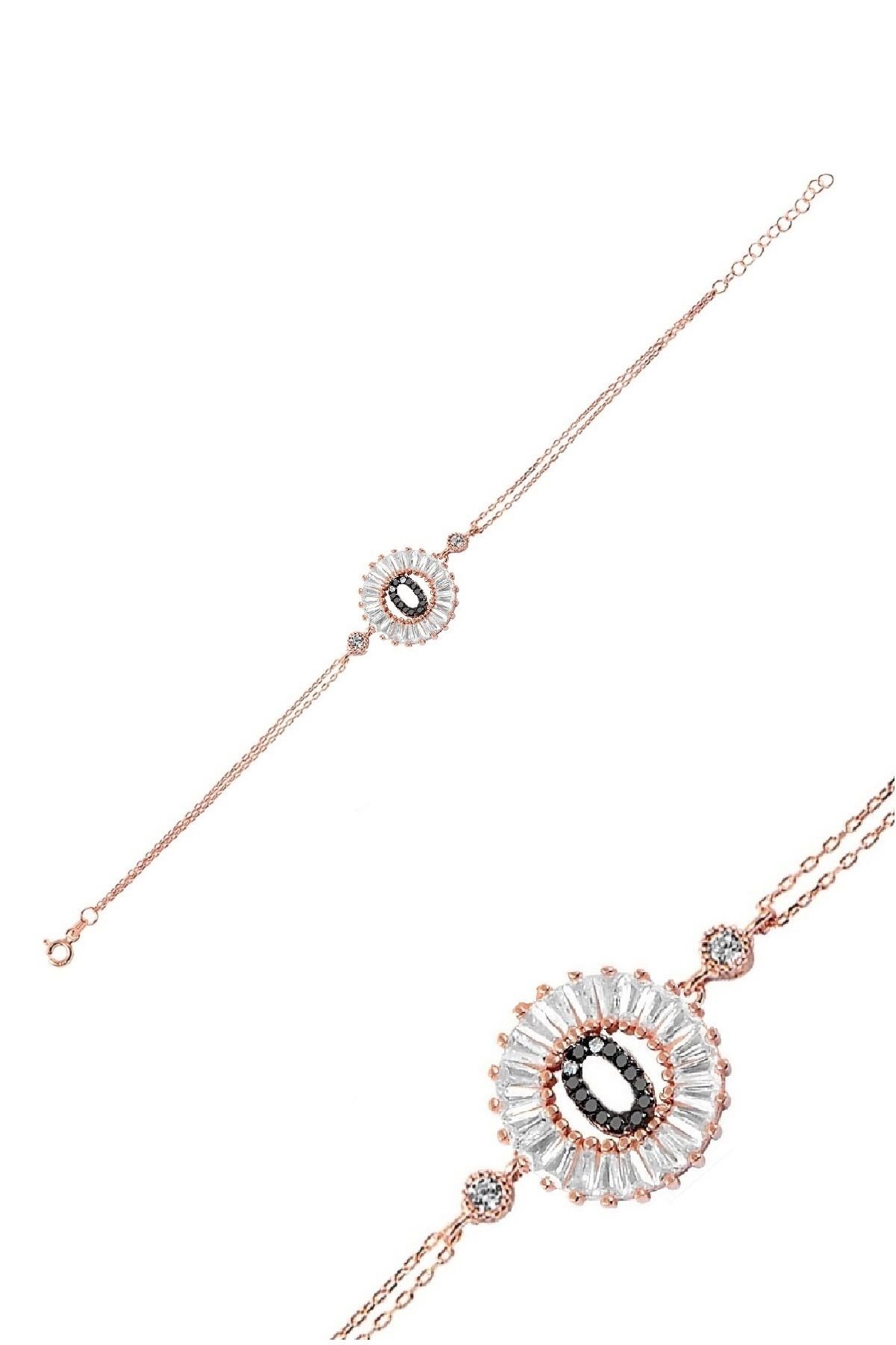 Öze Dönüş – Ö Harfi Gümüş Bileklik | Rose Gold Kaplamalı