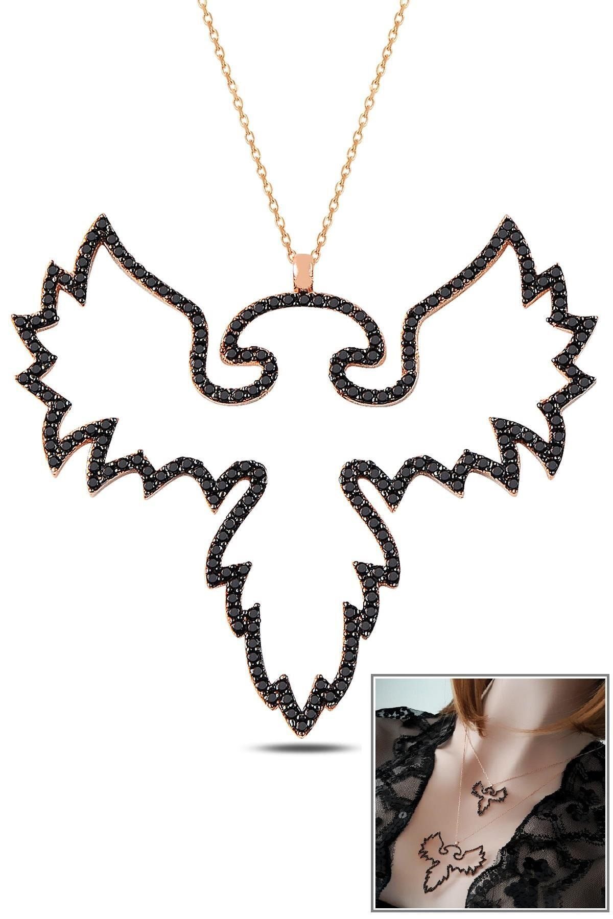 Kadın Büyük Anka Kuşu Kolye