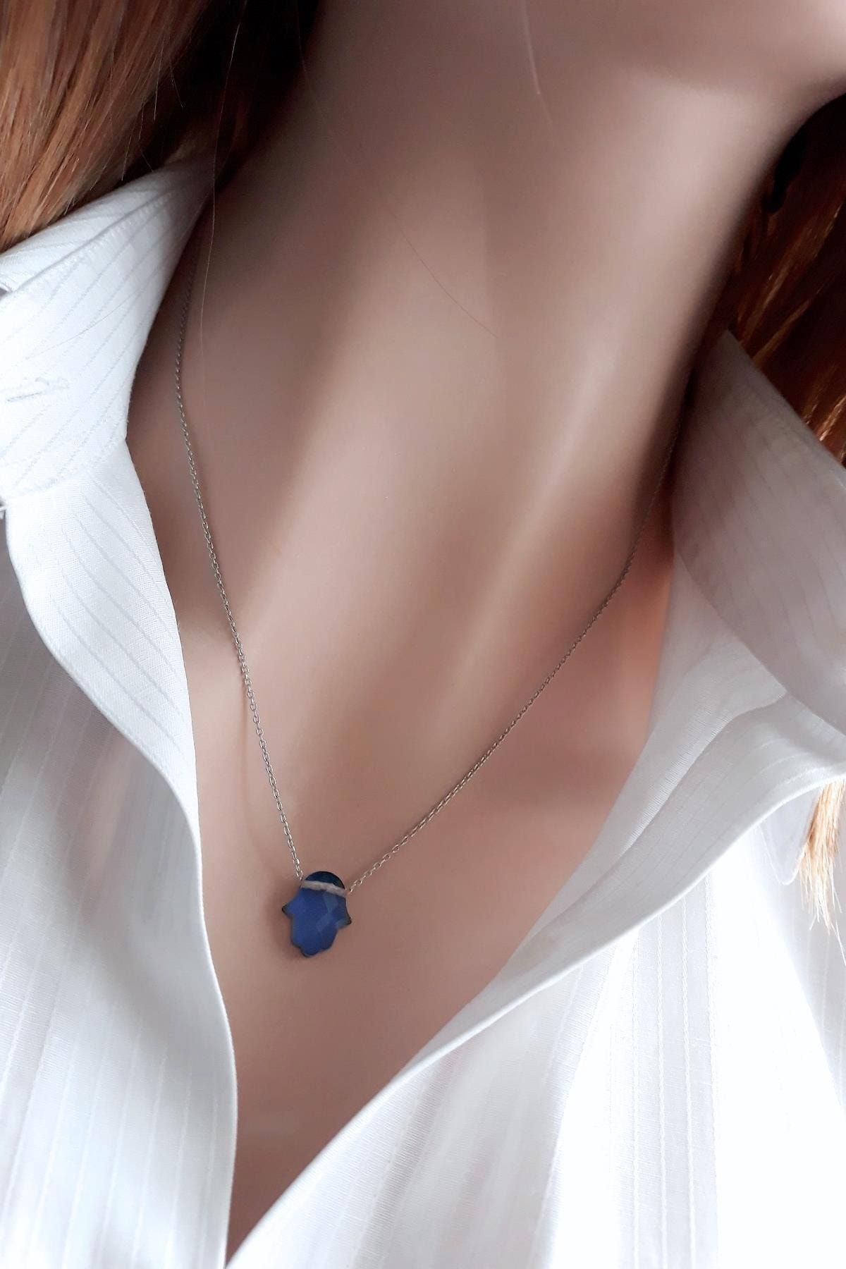 Fatma Ana Eli His Taşı Kolye