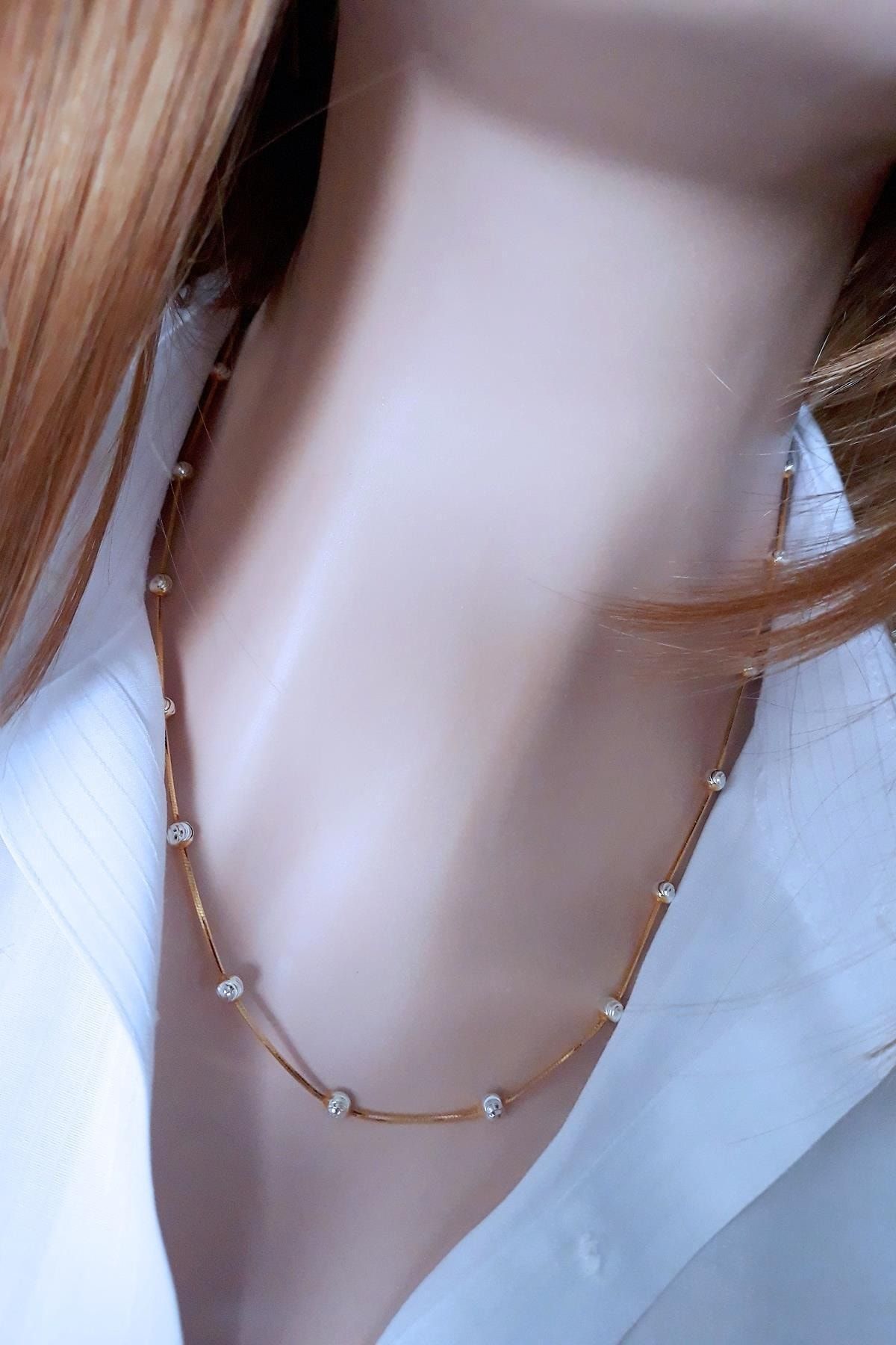Italyan Dorikalı Zincir _14k Altın Kpl.-55cm