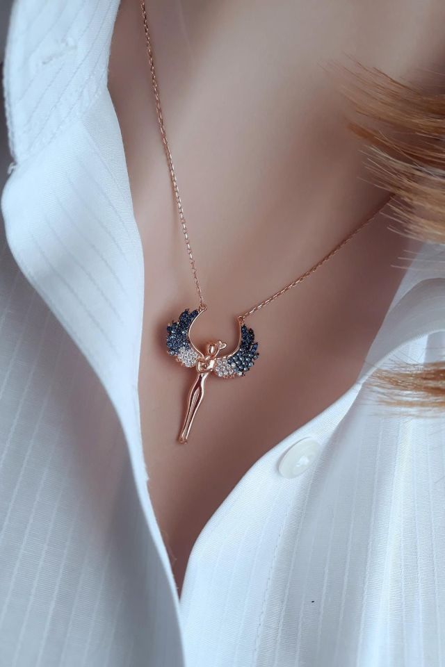 Kadın Rose Sevgi Meleği Kolye