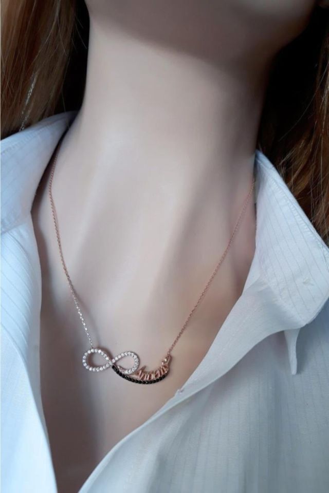 Kadın Rose Sonsuza Dek Anne Sevgisi Kolye