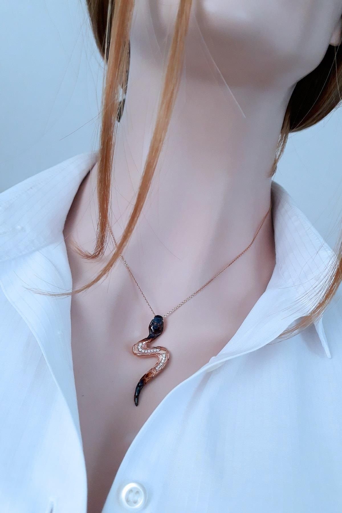 Rodajlı Yılan Kolye