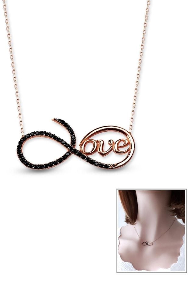 Kadın Rose Love Kolye