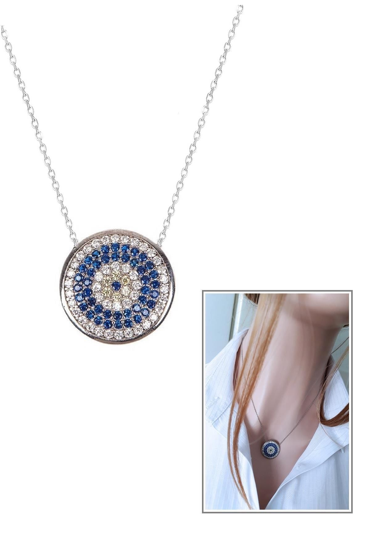 Çerçeveli Nazar Kolye